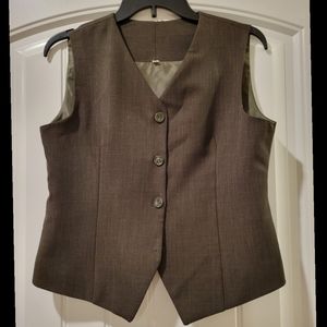 texture brown-green vest 8/10